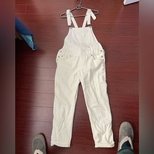 Levi White Overalls! New Condition!